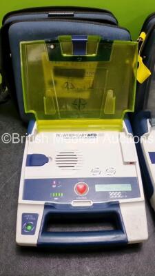 Job Lot Including 1 x Cardiac Science Powerheart AED G3 Automated External Defibrillator and 1 x Cardiac Science Firstsave AED G3 Defibrillator (Both Power Up with Stock Battery Stock Battery Not Included) In Carry Cases - 3