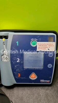 3 x Laerdal Heartstart FR2 Defibrillators (All Power Up with Stock Batteries, Batteries Not Included) In Carry Cases - 2