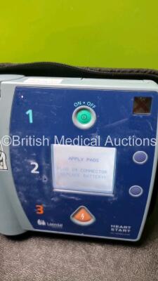 3 x Laerdal Heartstart FR2+ Defibrillators (All Power Up with Stock Batteries, Batteries Not Included) In Carry Cases - 2