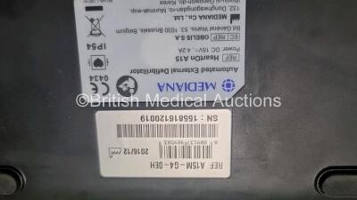 Job Lot Including 1 x Mediana Ref A15M-G4-0EH AED Defibrillator (Powers Up) 1 x Cardiac Science Responder Automated External Defibrillator In Carry Case (Powers Up with Stock Battery, Battery Not Included) and 1 x CU Medical Systems NF1200 Defibrillator I - 6