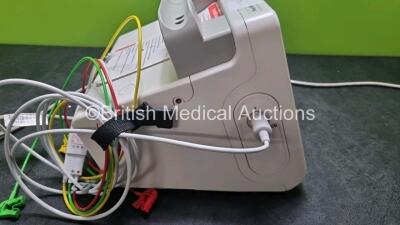 Philips Heartstart XL+ Defibrillator (Powers Up) Including Pacer, ECG and Printer Options with 1 x Paddle Lead and 1 x 3 Lead ECG Lead - 5