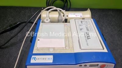 Zoll R Series ALS Defibrillator (Powers Up) Including Pacer, ECG, SpO2 and Printer Options with 1 x Battery, 1 x SpO2 Finger Sensor, 1 x Paddle Lead and 1 x 3 Lead ECG Lead *SN AF12E22458* - 5