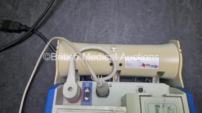 Zoll R Series ALS Defibrillator (Powers Up) Including Pacer, ECG, SpO2 and Printer Options with 1 x Battery, 1 x SpO2 Finger Sensor, 1 x Paddle Lead and 1 x 3 Lead ECG Lead *SN AF12E22458* - 6