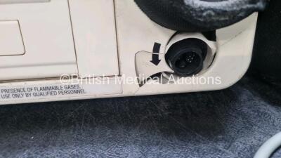 Job Lot Including 1 x Medtronic Lifepak 12 Biphasic Defibrillator / Monitor *Mfd 2002* P/N VLP12-02-003264 (Powers Up and Passes Self Test, Damage to Paddle Lead Connector - See Photo) Including Pacer, ECG and SpO2 Options with 2 x Batteries, 1 x BP Cuf - 6