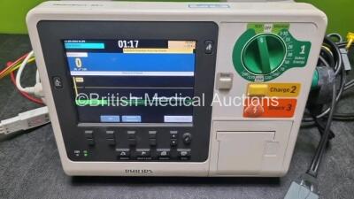 Philips Heartstart XL+ Defibrillator Including ECG and Printer Options with 1 x Paddle Lead, 1 x M3725A Test Load,1 x 3 Lead ECG Lead and 1 x Battery - 2