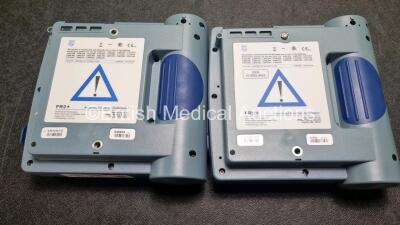 2 x Philips Heartstart FR2+ Defibrillators (Powers Up with Stock Battery, Stock Battery Not Included) In Carry Cases *SN 0307230132 / 1011890038* - 4