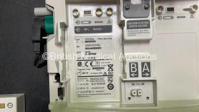 Philips Heartstart MRx Defibrillator Including Pacer, ECG and Printer Options with 1 x 3 Lead ECG Lead, 1 x Paddle Lead, 1 x M3539A Module, 1 x M3538A Battery and 1 x Philips M3725A Test Load (Powers Up with Device Error-See Photo) - 9