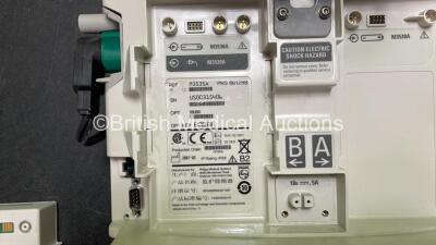 Philips Heartstart MRx Defibrillator Including Pacer, ECG and Printer Options with 1 x 3 Lead ECG Lead, 1 x Paddle Lead, 1 x M3539A Module, 1 x M3538A Battery and 1 x Philips M3725A Test Load (Powers Up with Device Error-See Photo) - 11