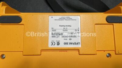 Physio Control Lifepak 500 Automated External Defibrillator in Carry Case (Untested Due to Missing Battery) *SN 11728217* - 3