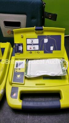 2 x Powerheart AED Automated External Defibrillators (Untested Due to No Battery) - 2