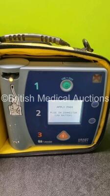 3 x Laerdal Heartstart FR2+ Defibrillators (All Power Up with Stock Batteries, Batteries Not Included) In Carry Cases - 2