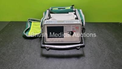 Zoll E Series Defibrillator (Powers Up) Including ECG, SpO2, NIBP, CO2 and Printer Options (Untested Due to Suspected Flat Battery) In Case