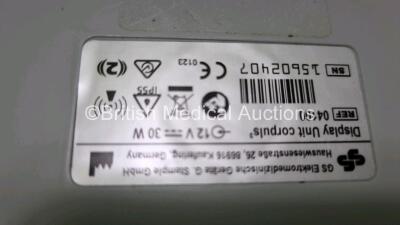 GS Corpuls3 Slim Defibrillator Ref : 04301 (Powers Up) with Corpuls Patient Box Ref : 04200 (Powers Up) with Pacer, Oximetry, ECG-D, ECG-M, CO2, CPR, NIBP and Printer Options, 4 and 6 Lead ECG Leads, SPO2 Finger Sensor, Hose, Paddle Lead, CO2 Cable, 3 x B - 10