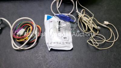 GS Corpuls3 Slim Defibrillator Ref : 04301 (Powers Up) with Corpuls Patient Box Ref : 04200 (Powers Up) with Pacer, Oximetry, ECG-D, ECG-M, CO2, CPR, NIBP and Printer Options, 4 and 6 Lead ECG Leads, SPO2 Finger Sensor, Hose, Paddle Lead, CO2 Cable, 3 x B - 4