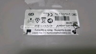 GS Corpuls3 Slim Defibrillator Ref : 04301 (Powers Up) with Corpuls Patient Box Ref : 04200 (Powers Up) with Pacer, Oximetry, ECG-D, ECG-M, CO2, CPR, NIBP and Printer Options, 4 and 6 Lead ECG Leads, SPO2 Finger Sensor, Hose, Paddle Lead, CO2 Cable, 3 x B - 10