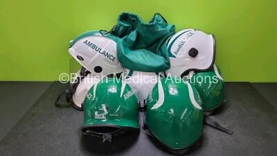 7 x Ambulance Safety Helmets