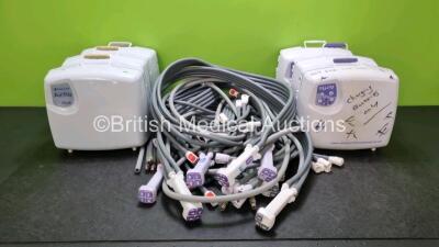 Job Lot Including 3 x Mangar Airflo Plus 3 x Mangar Airflo Compressors and 7 x Mangar Controllers (2 x with Missing Button)