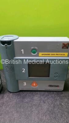 Job Lot Including 2 x Heartstream FR Defibrillators and 1 x Hewlett Packard FR Defibrilator (Untesed Due to Suspected Flat Battery) with 1 x Battery - 2