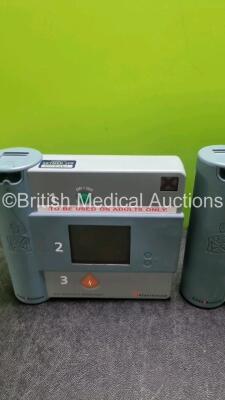 Job Lot Including 2 x Heartstream FR Defibrillators and 1 x Hewlett Packard FR Defibrilator (Untesed Due to Suspected Flat Battery) with 1 x Battery - 4