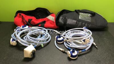 Job Lot Including 8 x Entonox Hoses and 2 x Bags