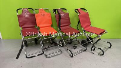 4 x Ferno Evacuation Chairs