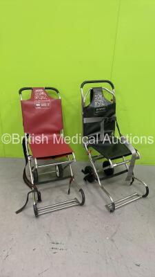 1 x Ferno Compact Track Chair and 1 x Ferno Compact Stainless 2 Evacuation Chair *S/N D0048 / CT-02393-C*