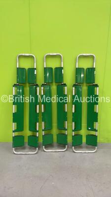 3 x Total Care Scoop Stretchers *S/N TC2728 / TC2868 / TC2849*