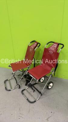 2 x Ferno Compact Chairs *S/N H3384 / H14074*