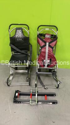 2 x Ferno Compact Track Chairs with 1 x Ferno Track