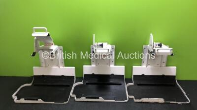 3 x Dlouhy Defibrillator Brackets for Lifepak 15 / 12 (Stock Photo) *in cage*