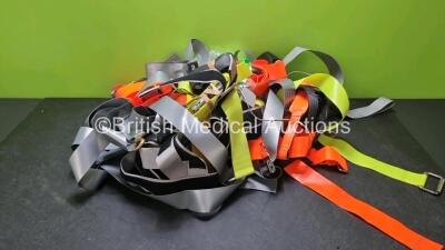 Job Lot of Various Ambulance Safety Strap and Belts