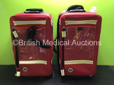 2 x Emerairs Elite Bags Emergency Trollies