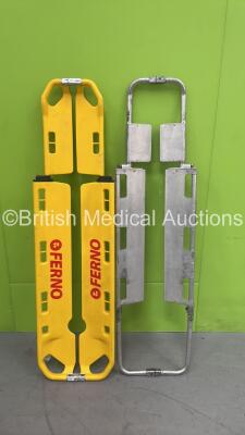 1 x Ferno EXL Scoop Stretcher and 1 x Aluminium Stretcher