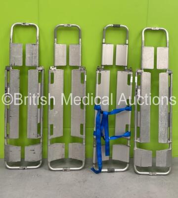 4 x Ferno Aluminium Scoop Stretchers