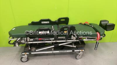 Ferno Harrier LT Electric Ambulance Stretcher with Mattress, Headrest and Battery (Powers Up) *S/N HAR1135*