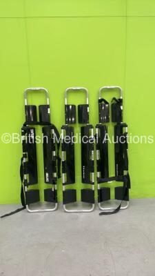 3 x Total Care Scoop Stretchers *S/N TC3108 / TC3446 / TC3444*