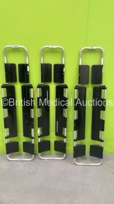 2 x Total Care Scoop Stretchers and 1 x Saber Scoop Stretcher *S/N TC3603 / TC3502 / AS-010406 /