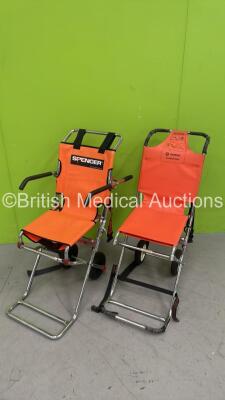 1 x Ferno Compact Chair and 1 x Spencer Compact Evacuation Chair *S/N G4262*