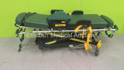 Ferno Pegasus Hydraulic Ambulance Stretcher (Hydraulics Tested Working - Missing 1 x Wheel) *S/N PEG3358*