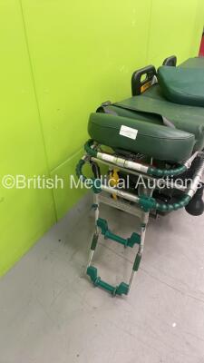 Ferno Pegasus Hydraulic Ambulance Stretcher (Hydraulics Tested Working - Missing 1 x Wheel) *S/N PEG3358* - 5