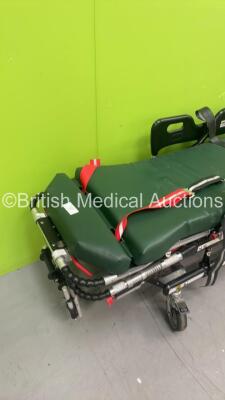 Ferno Harrier LT Electric Ambulance Stretcher with Mattress and Head Rest (Powers Up with Donor Battery - Flat Battery Included in Lot) *S/N HAR1111* - 4