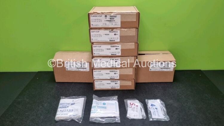 Job Lot of Various BP Cuffs Including 20 x Classic Cuff Ref 2059306-22, 20 x Soft Cuff Adult SFT-A2-2A, 20 x Soft Cuff Small Adult SFT-A1-2A and 100 x Soft Cuff Ref 2059305-002