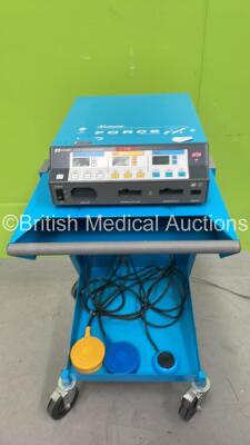 Covidien Force FX 8C Electrosurgical / Diathermy Generator on Trolley with 2 x Footswitches (Powers Up) *SN F4B30403A*