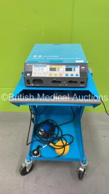 Covidien Force FX 8CS Electrosurgical / Diathermy Generator on Trolley with 2 x Footswitches (Powers Up) *SN S519178AX*