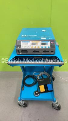 Covidien Force FX 8CS Electrosurgical / Diathermy Generator on Trolley with 2 x Footswitches (Powers Up) *SN SF9L05511A*