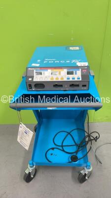 Covidien Force FX 8C Electrosurgical / Diathermy Generator on Trolley with 1 x Footswitch (Powers Up) *SN F5D37728A*