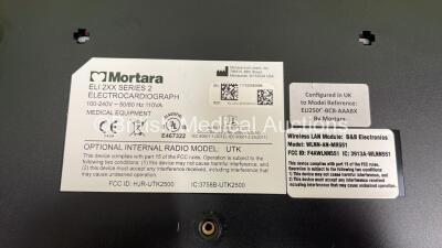 Mortara ELI 250c ECG Machine on Stand with 10 Lead ECG Lead (Powers Up) *SN 117320582599* - 3