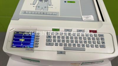 Mortara ELI 250c ECG Machine on Stand with 10 Lead ECG Lead (Powers Up) *SN 120060000206* - 2