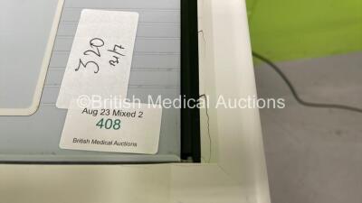 Mortara ELI 250c ECG Machine on Stand with 10 Lead ECG Lead (Powers Up with Damaged Display Screen-See Photo) *SN 118340001860* - 5