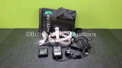 ETL Integra LED Headlight System with 2 x Battery Packs and Accessories in Carry Bag (Powers Up)